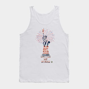 Fireworks at Liberty Tank Top